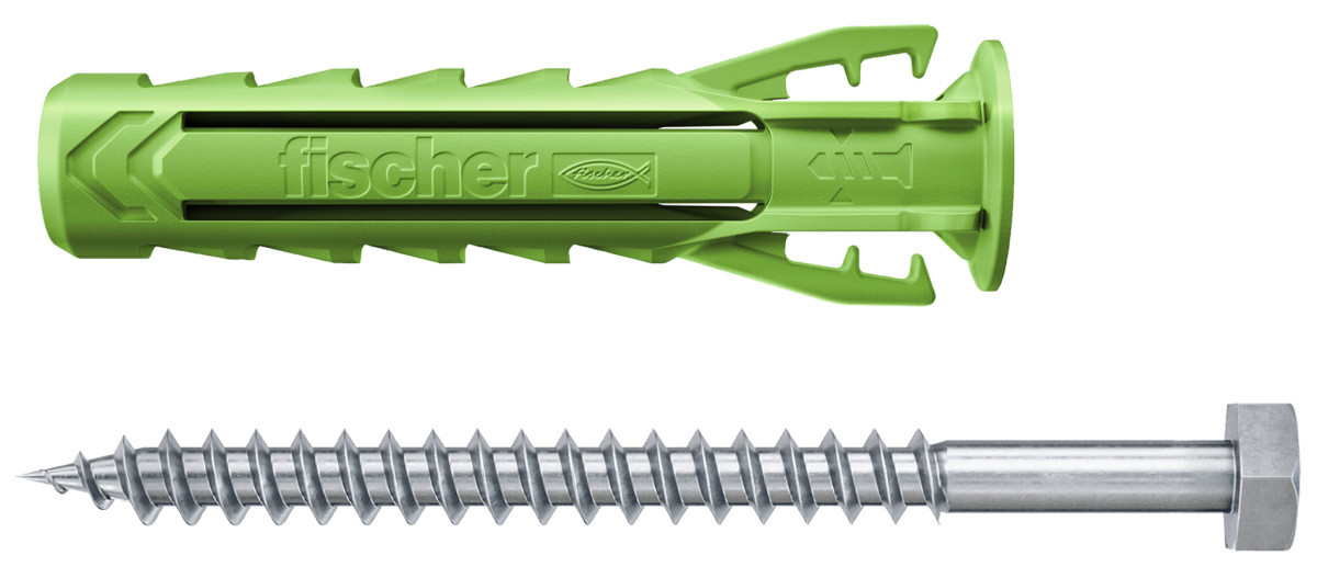 Fischer Plug SX Plus Green SX plus 10x50 GR. K NV plug/SCHR