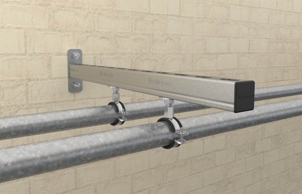 Fischer Scharnierende snelsluitende pijpbeu FGRS uni 108-115 M8/M10