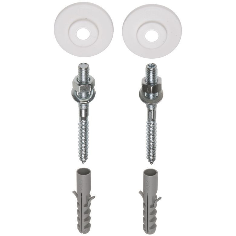FISI Fonteinbev.set stokeind M8X 80+plug, ring, moer, afdichtring