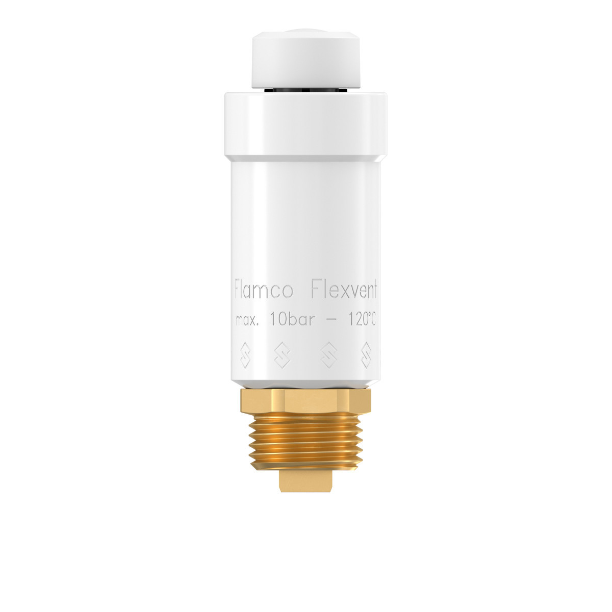 Flamco Separation Flexvent + bubbel breker G½"M wit
