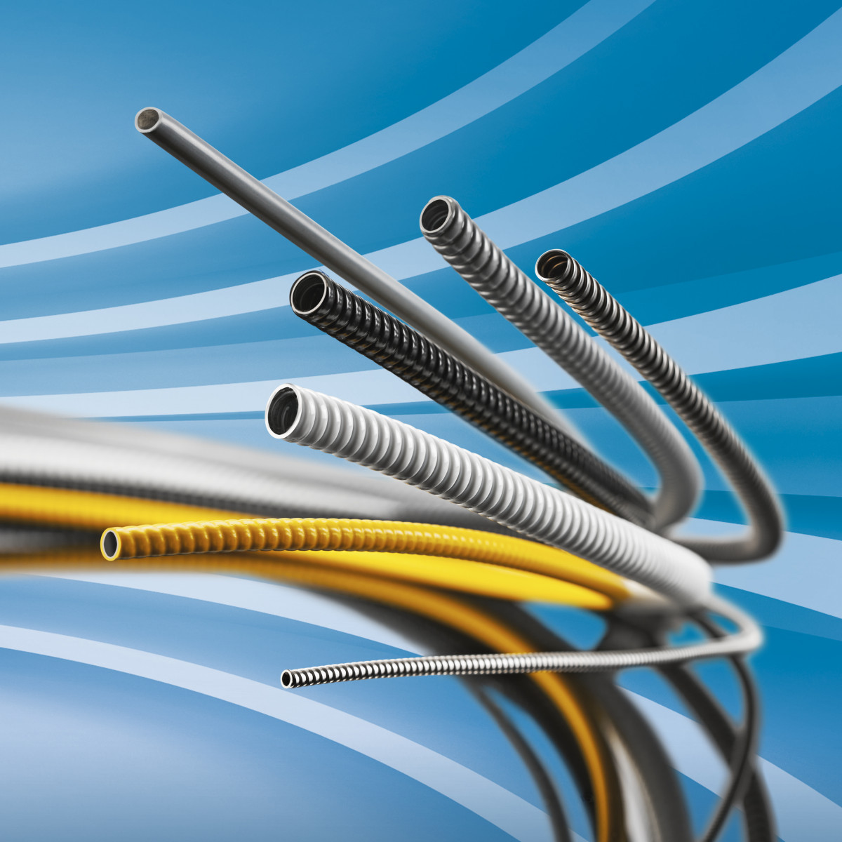 Flexa SPR-slangen Beschermslang Metaal, spiraal met S-profiel, 3x5, ip40