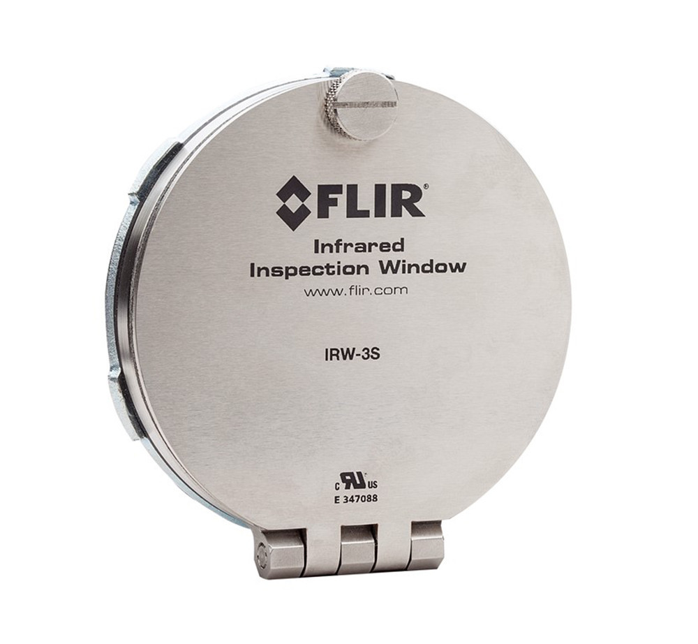 FLIR Venster voor kast/lessenaar Irw Roestvrij staal ir inspectie raam 3 inch