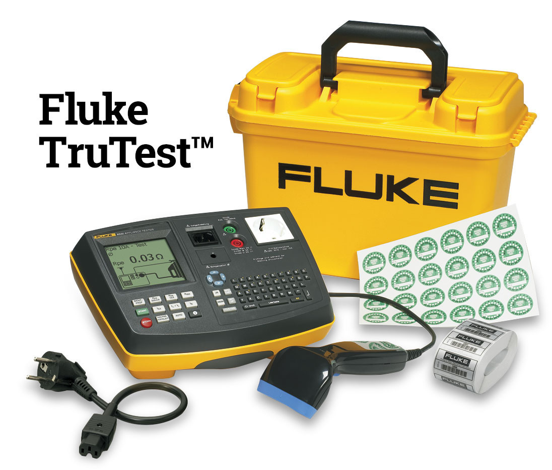 Fluke Draagbare apparaattester / PAT-test 6500-2 NL kit 2, draagbare-apparatentester, set, NL incl. trutest adv