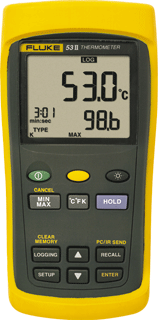 Fluke Serie 50 53-2+KWS temperatuurmeter