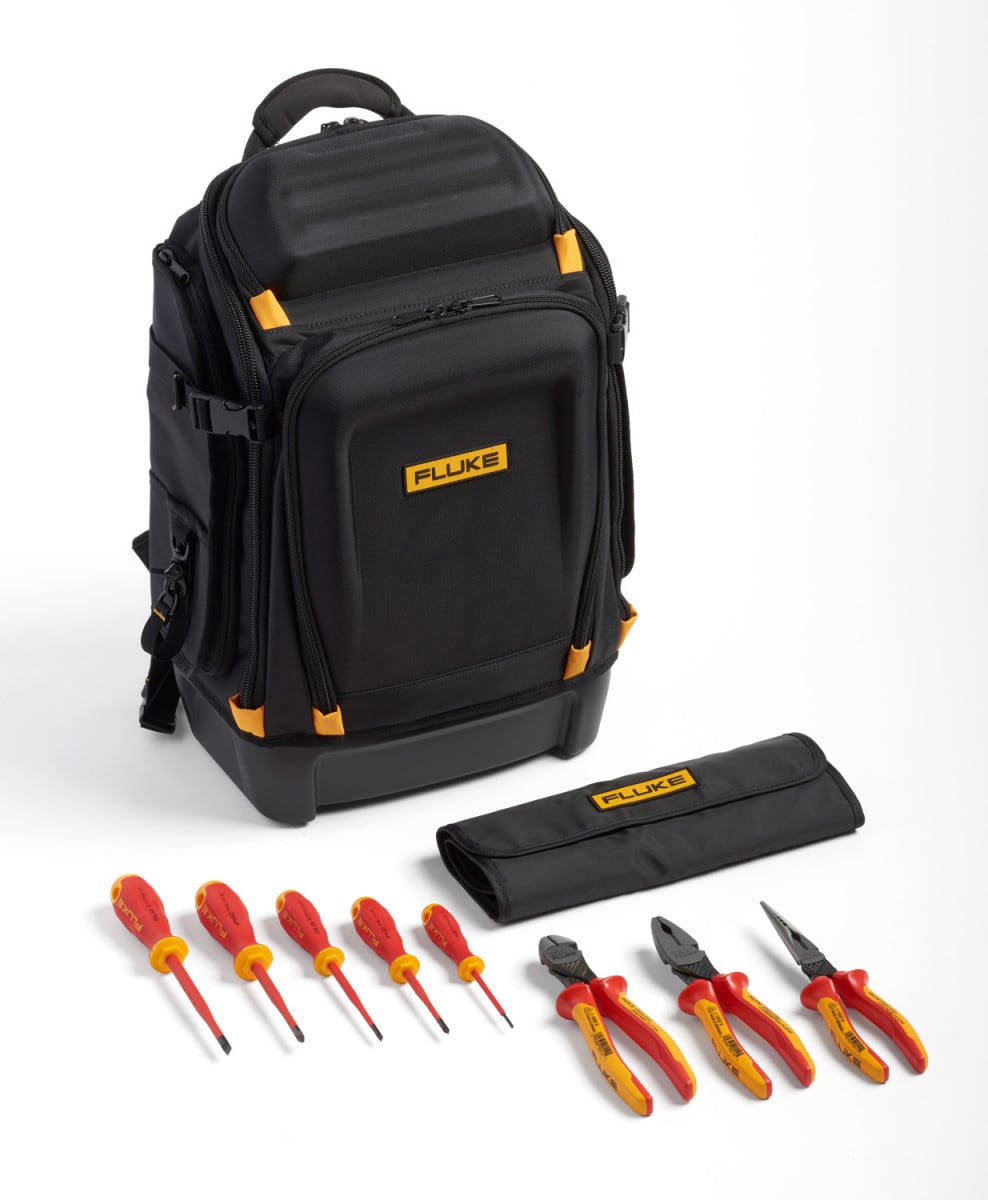 Fluke Gereedschapset Professionele rugzak+ starterset met geïsoleerd handgereedschap
