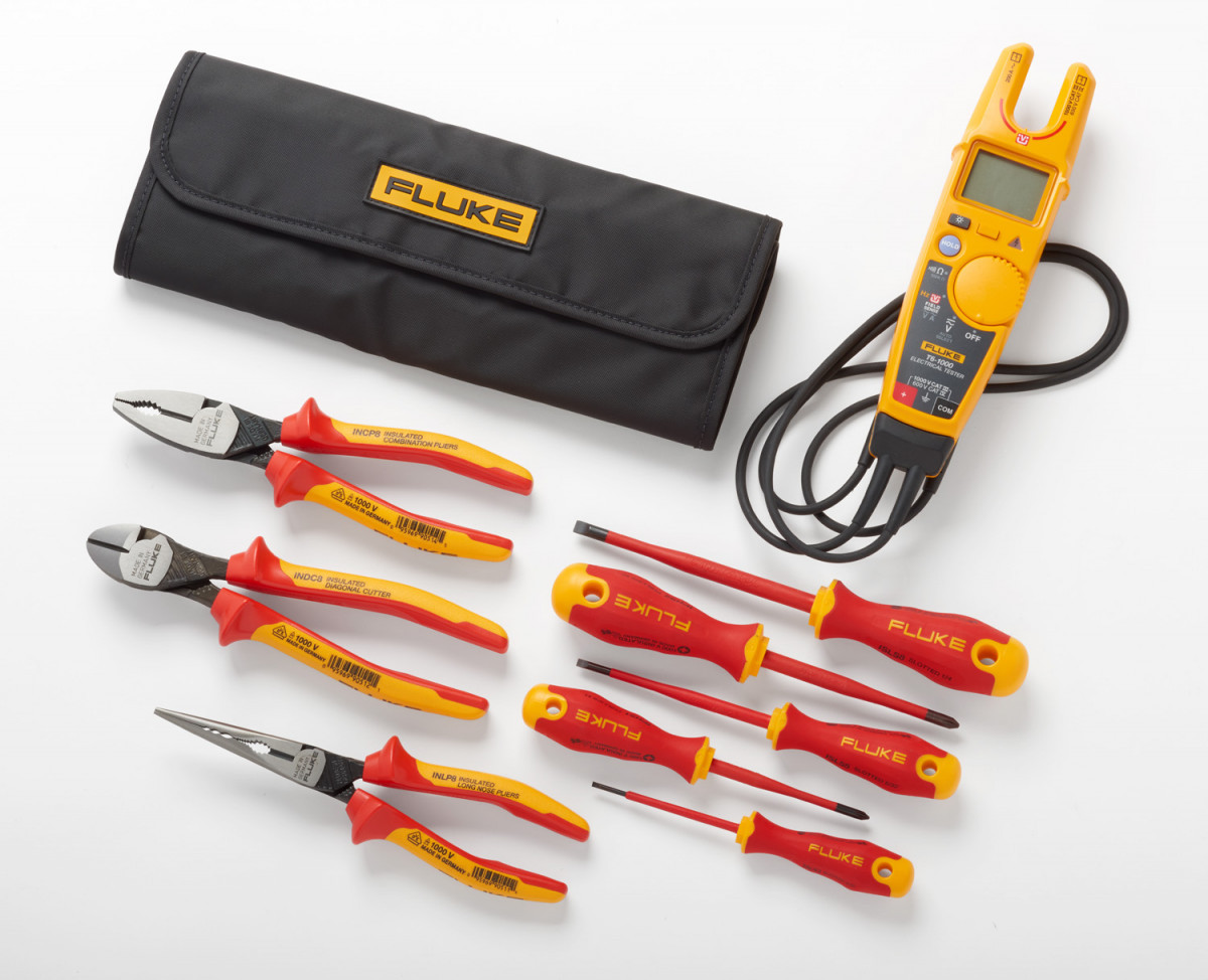 Fluke Multimeter T6-1000 elektrische tester + starterset met handgereedschap