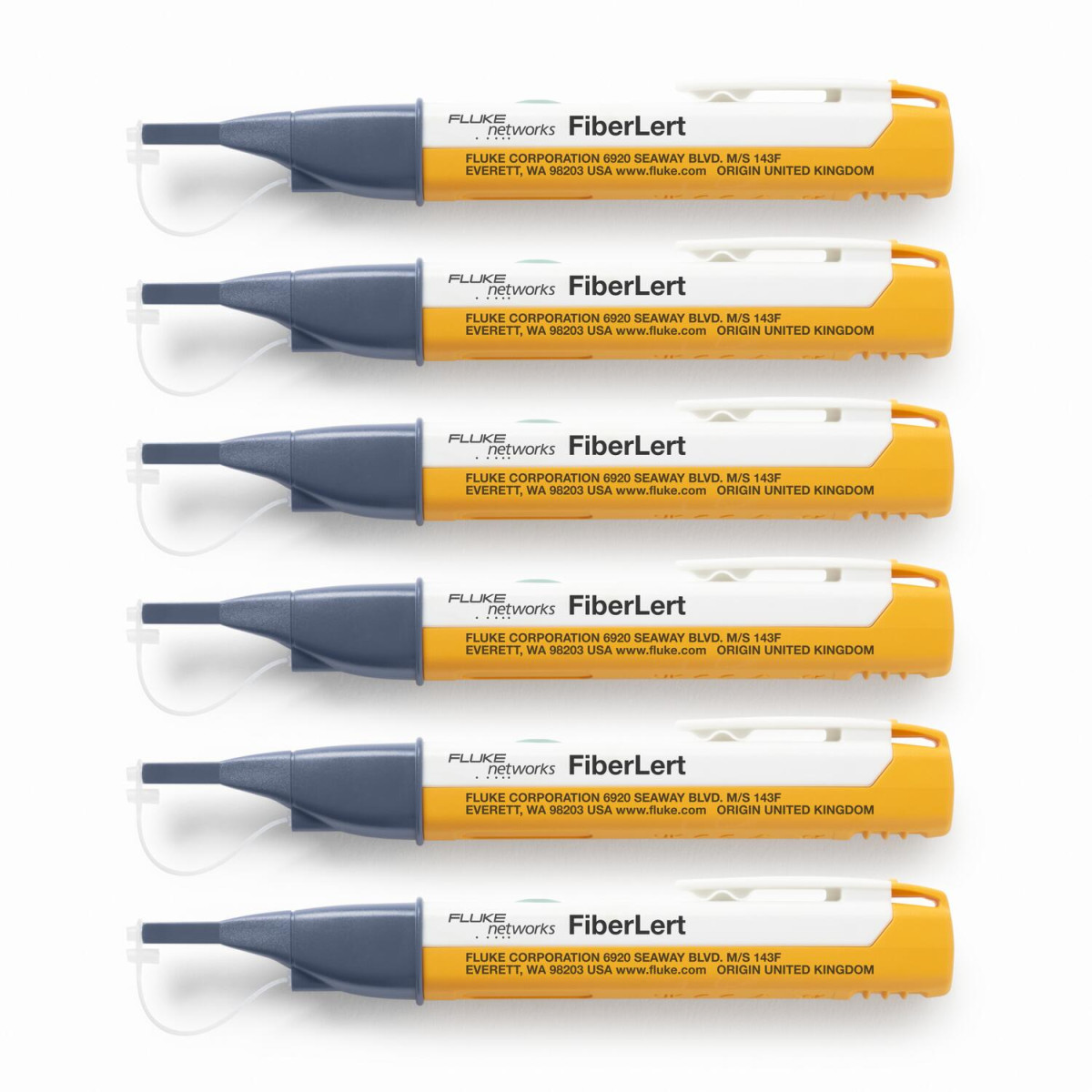Fluke Networks Meet-/testapparatuur voor communica 6-Pack - fiberlert-125 live fiber detector, 850 NM tot 1625 NM
