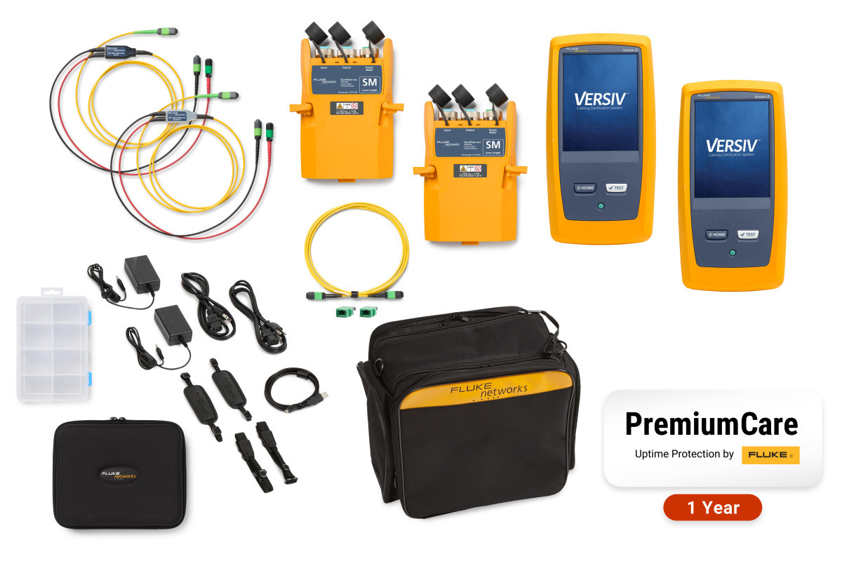 Fluke Networks Meet-/testapparatuur voor communica CFM Singlemode olts-set met 1 jaar gold