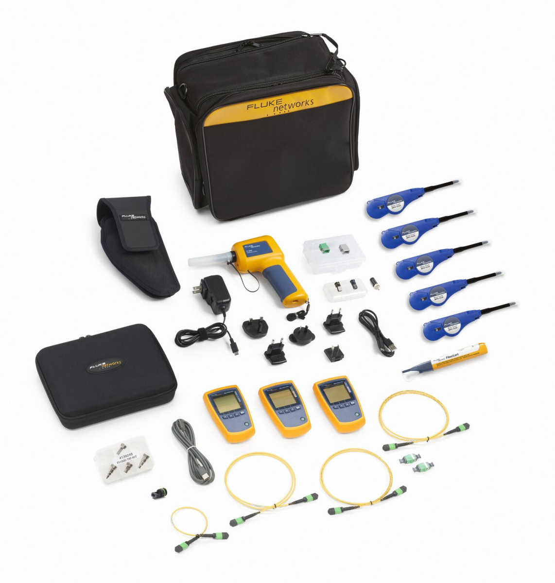 Fluke Networks Meet-/testapparatuur voor communica Data Center single mode 1310/1550 mpo troubleshooting kit