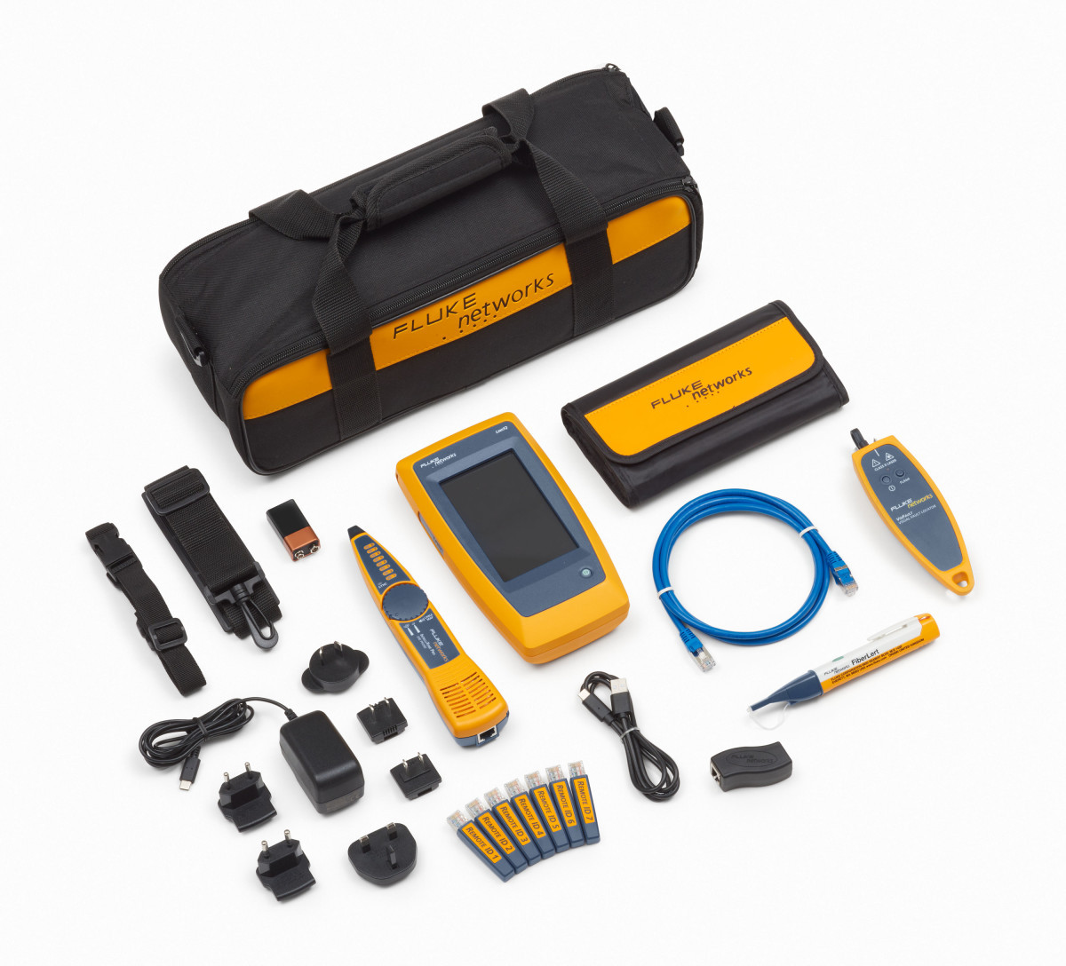 Fluke Networks Meet-/testapparatuur voor communica Linkiq-Kit met fiber VFL en live fiber-detector