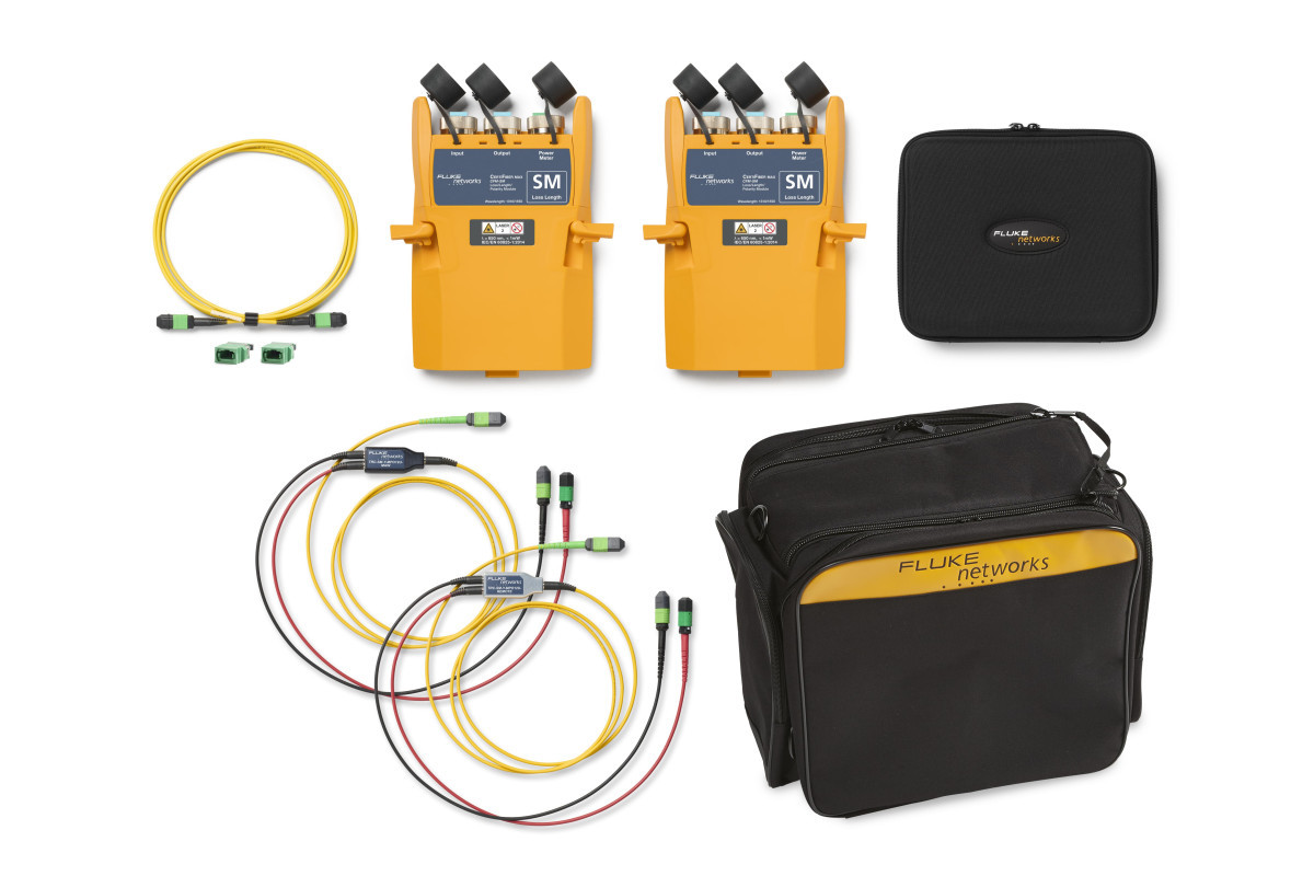 Fluke Networks Meet-/testapparatuur voor communica Moduleset Voor certifiber max singlemode, met kabels, geen versiv