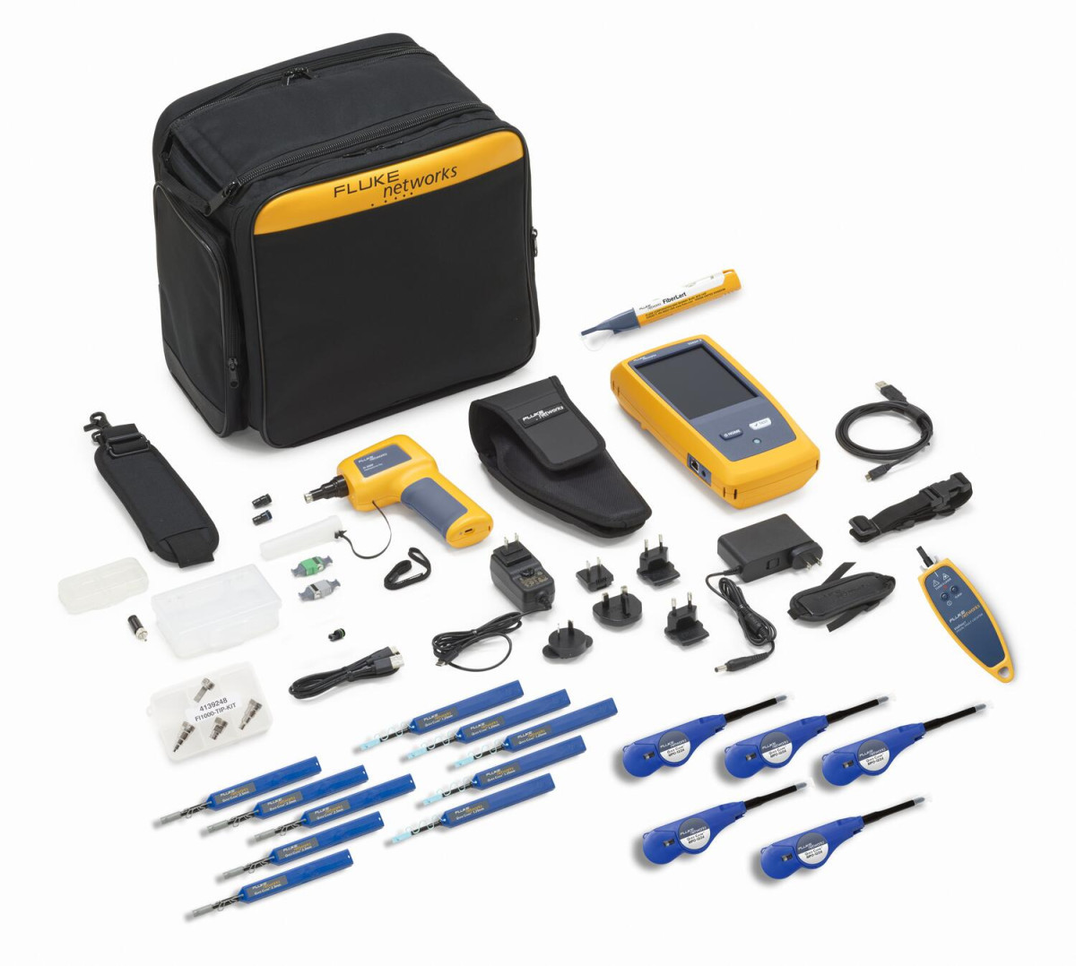 Fluke Networks Meet-/testapparatuur voor communica Set Voor glasvezelinspectie en -detectie voor datacenters, met wifi