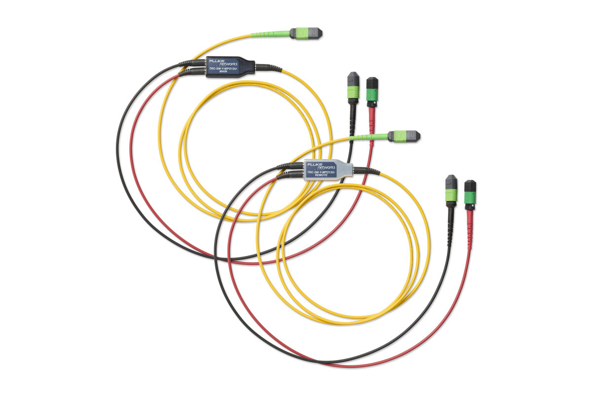 Fluke Networks Patchkabel glasvezel Certifiber Max SM TRC-set (voor testen van mpo12 vast)