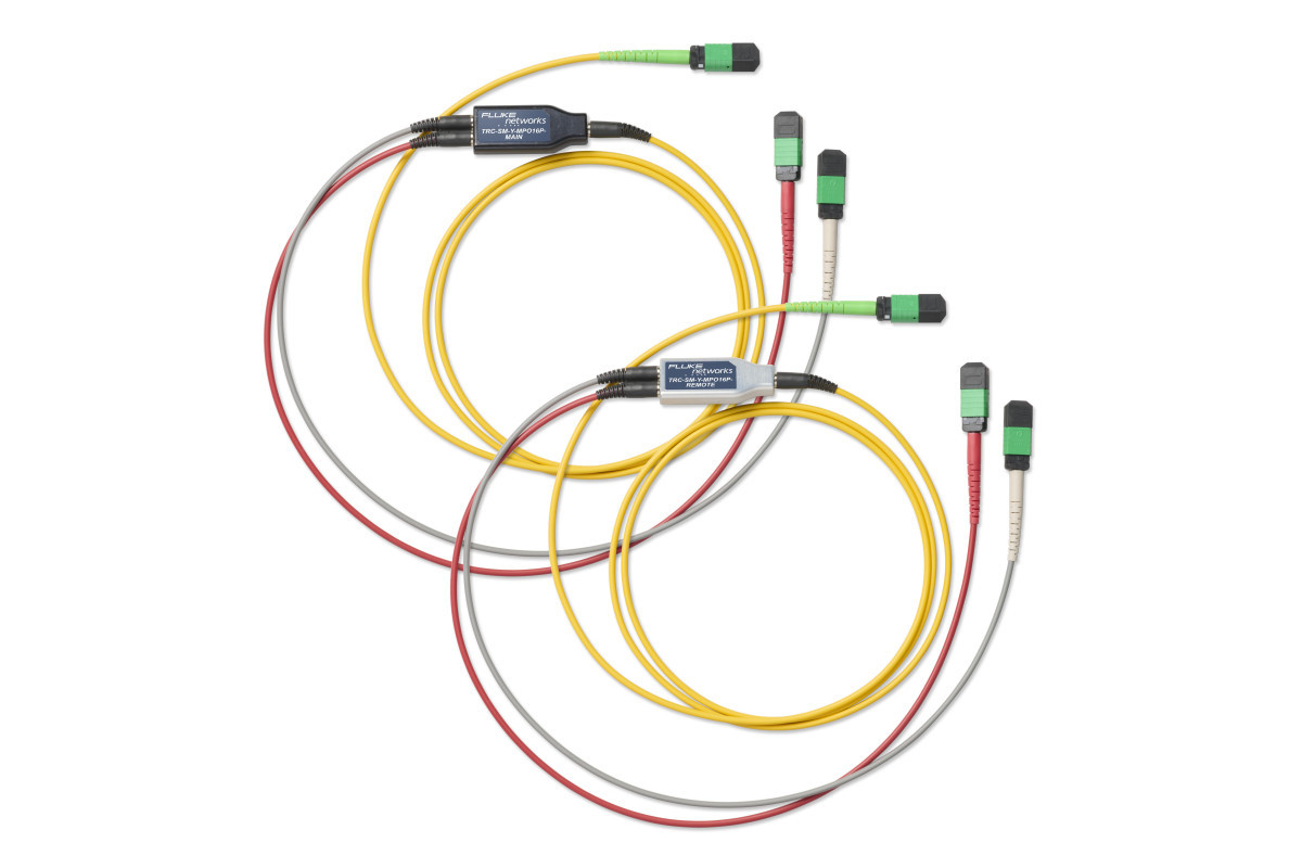 Fluke Networks Patchkabel glasvezel Certifiber Max SM TRC-set (voor testen van mpo16 los)