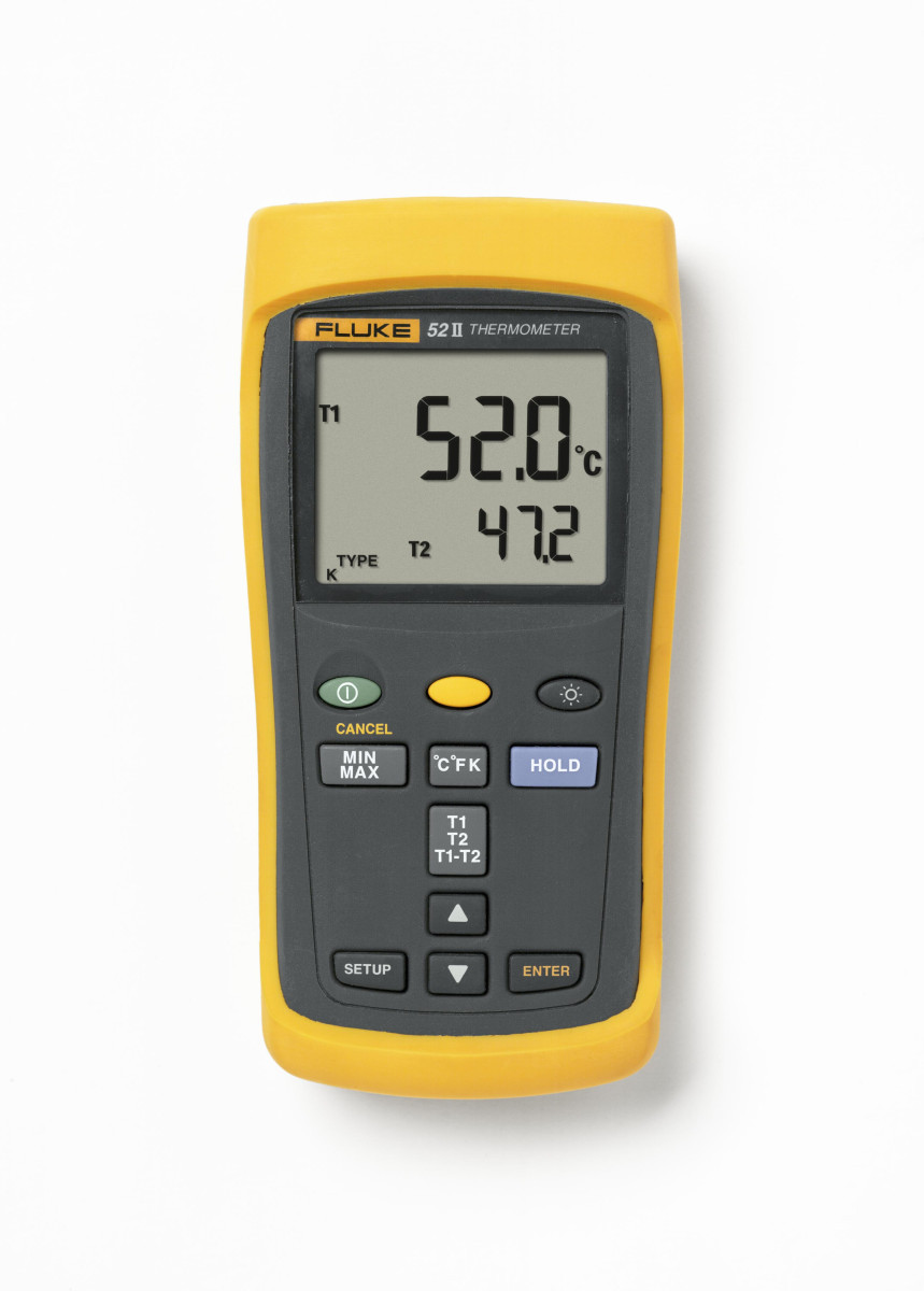 Fluke Temperatuurmeter 52 ii dual probe digital thermometer