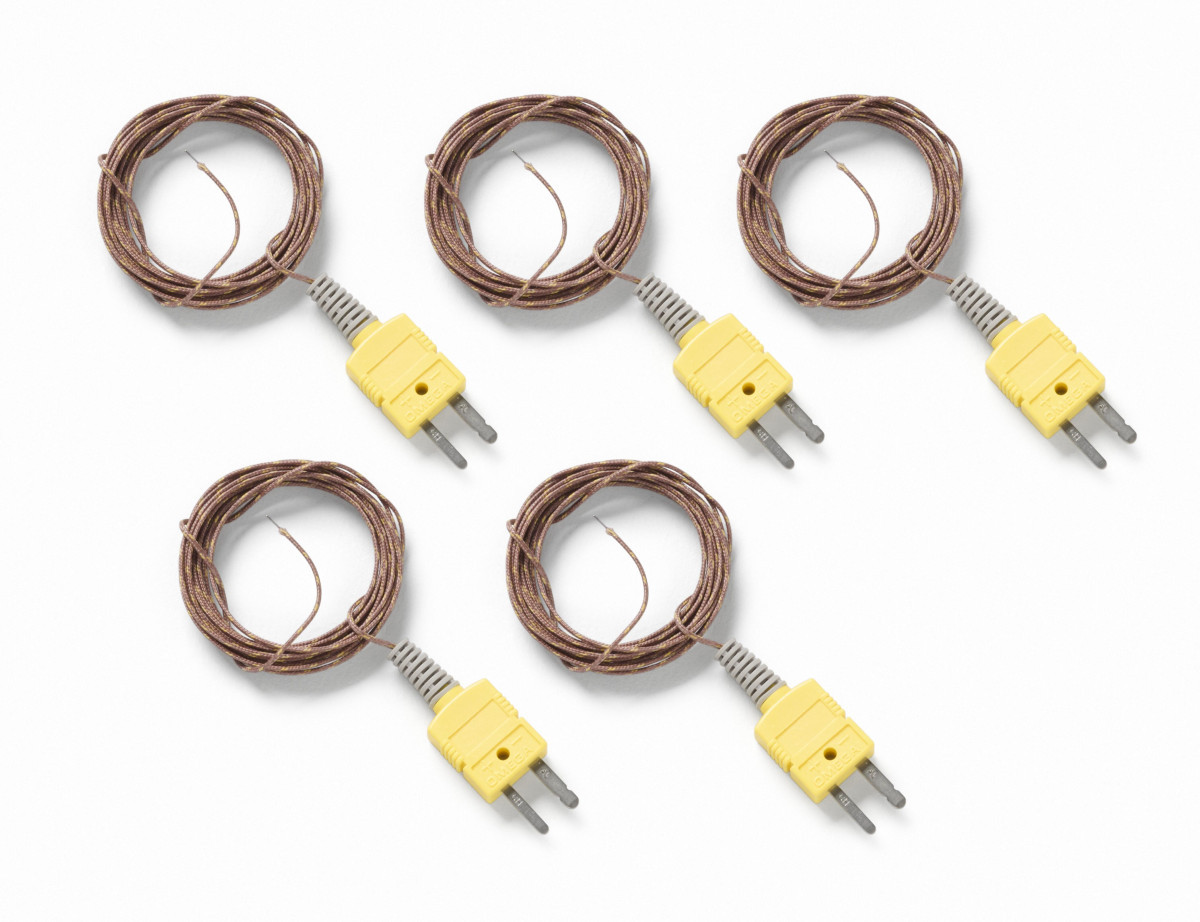 Fluke Temperatuursonde K-Type thermokoppels (5ST) voor temperatuurmetingen in energiesystemen