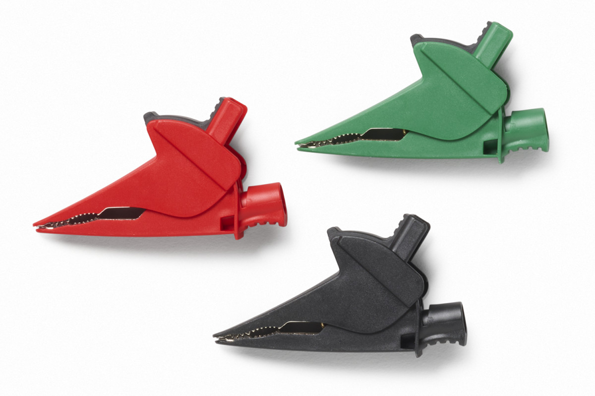 Fluke Toebehoren voor meet- en testinstru Ac385-RGB krokodillenklemmen, cat iii 1500 V
