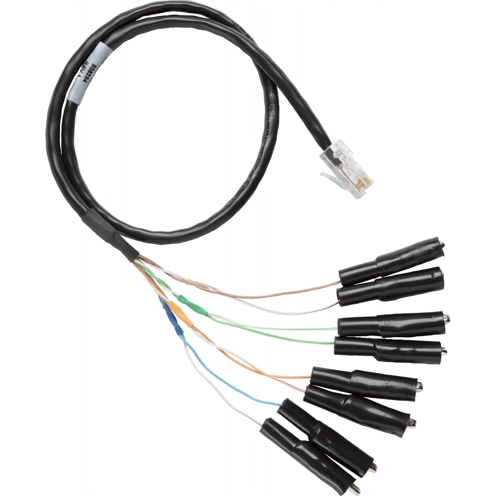 Fluke RJ45 to 8-clip test leads for cableiq and microscanner pro