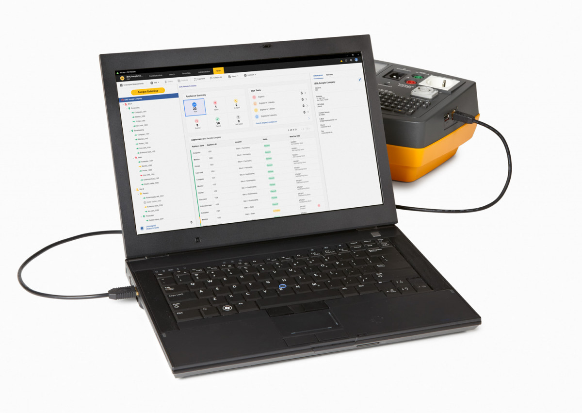 Fluke Visualiseringssoftware Softwarelicentiecode Voor trutest - advanced