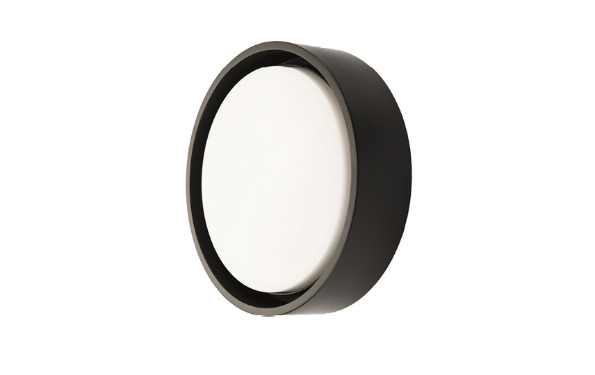 Frame Round zwart 670LM 4000K twilight