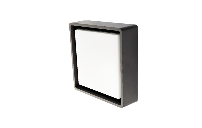 Frame Square grafiet led 3000K + schemersch.