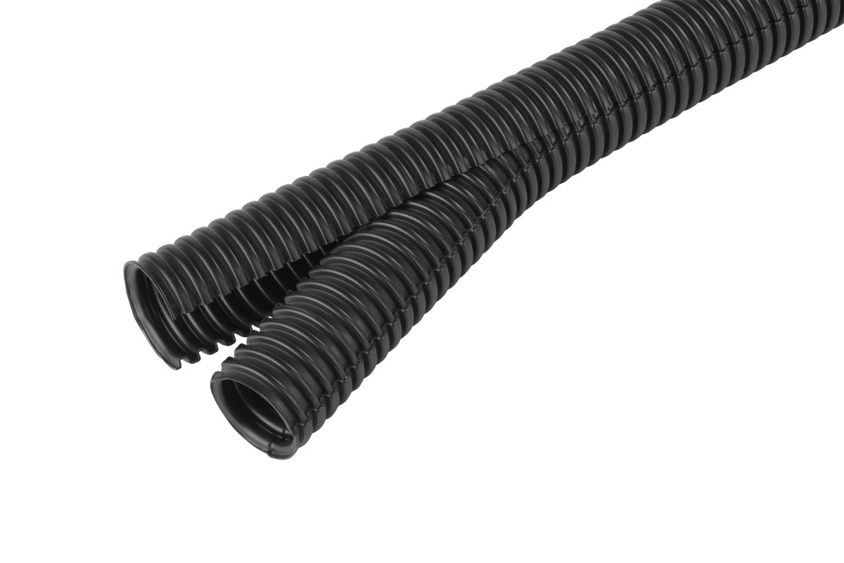 FRANKISCHE Co-flex PP-UV Afsluitbare Flexibele buis met sleuf; zwart;