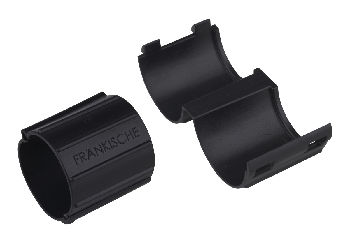 FRANKISCHE E-Ku-ET-UV Kunststof-Eindtule; zwart