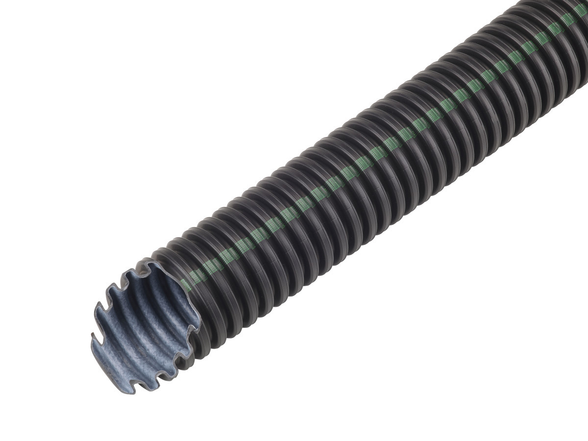 FRANKISCHE FBY-EL-F co2ntrol Lichte Flexibele kunststof buis; zwart