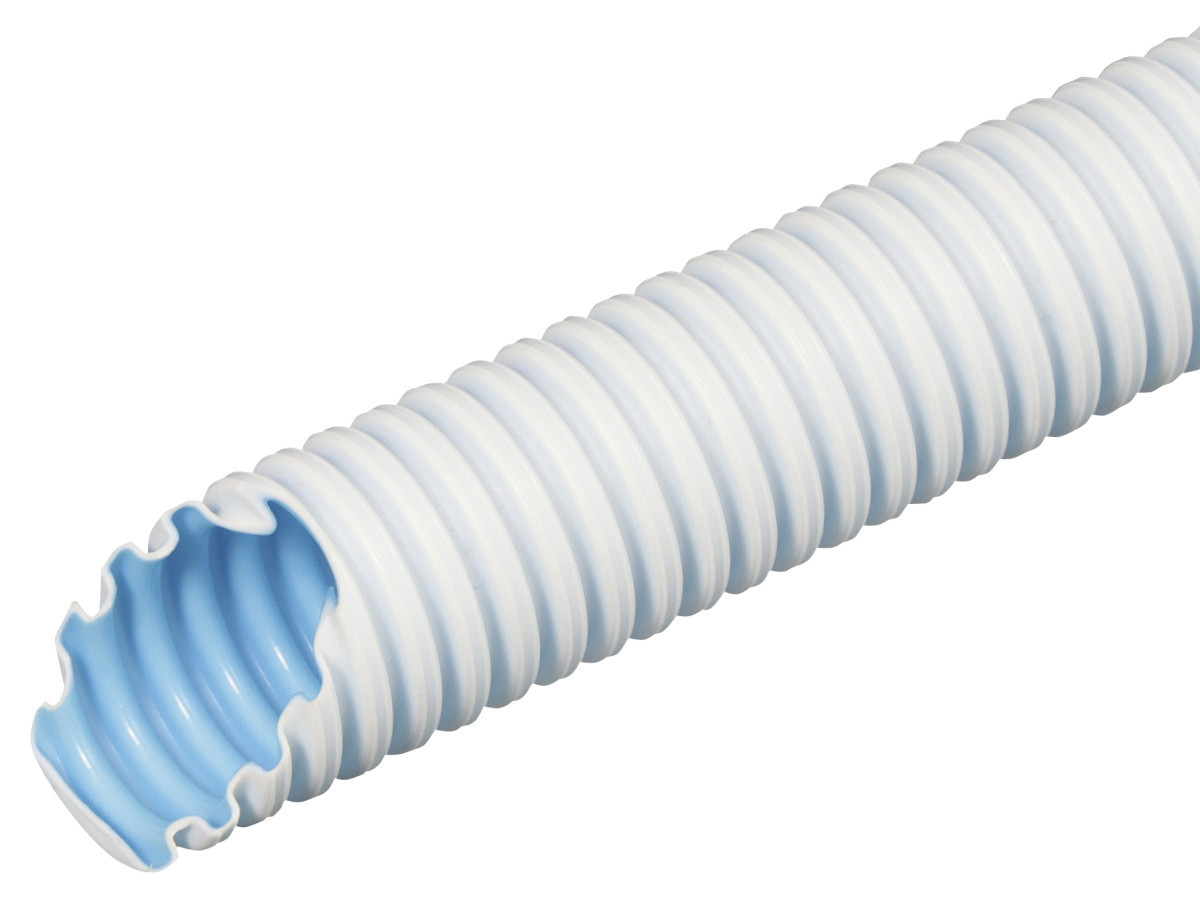 FRANKISCHE FBY-EL-F wit Lichte Flexibele kunststof buis; wit