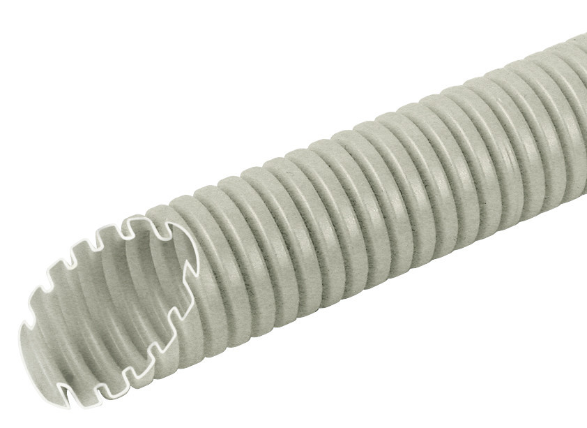 FRANKISCHE FFKu-EL-F grijs Lichte Flexibele kunststof buis; lichtgrijs;