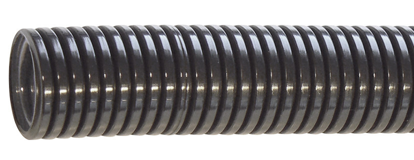 FRANKISCHE FFMYD PA6 zwart Geribde Kunststof slang; flexibele; zwart;