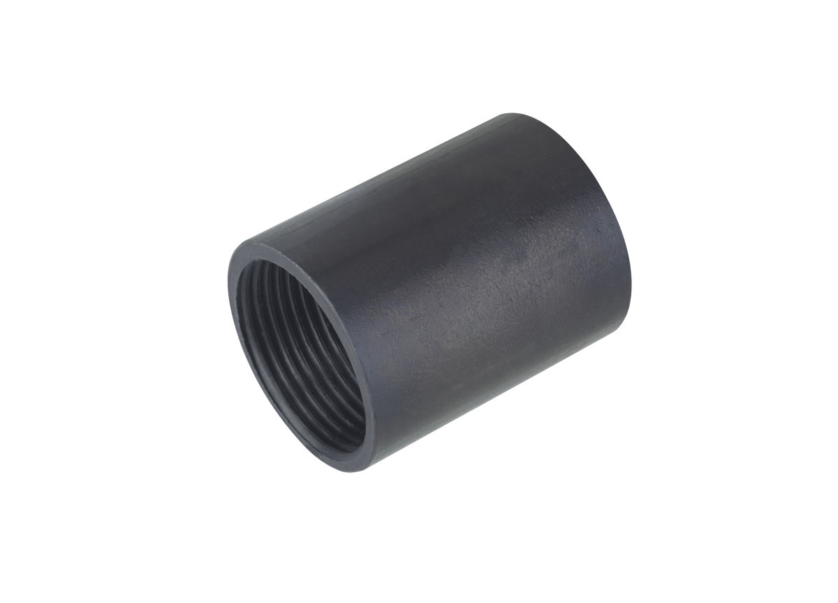 FRANKISCHE SM-E gebruineerd Staalbuis-Draadmof; zwart