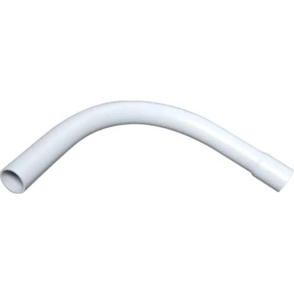 Frankische Uv bocht 90° wit 25MM