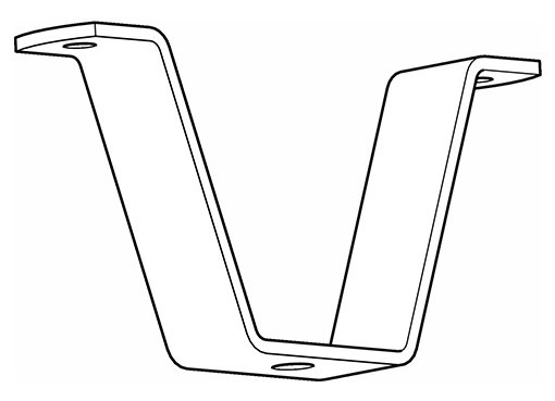 FRICO PA34CB30 PLAFONDBEUGELS