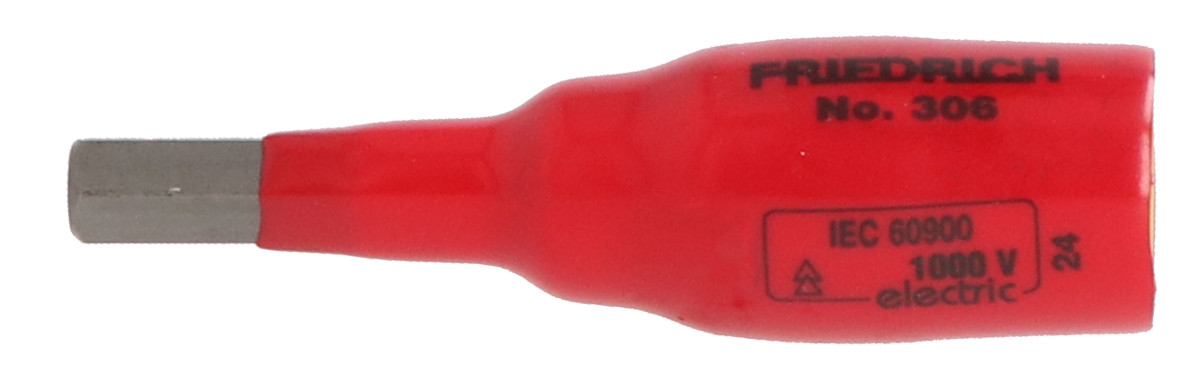 Friedrich Bevestigingsgereedschap 3/8" inbusdop 306 1000V 65MM 6MM