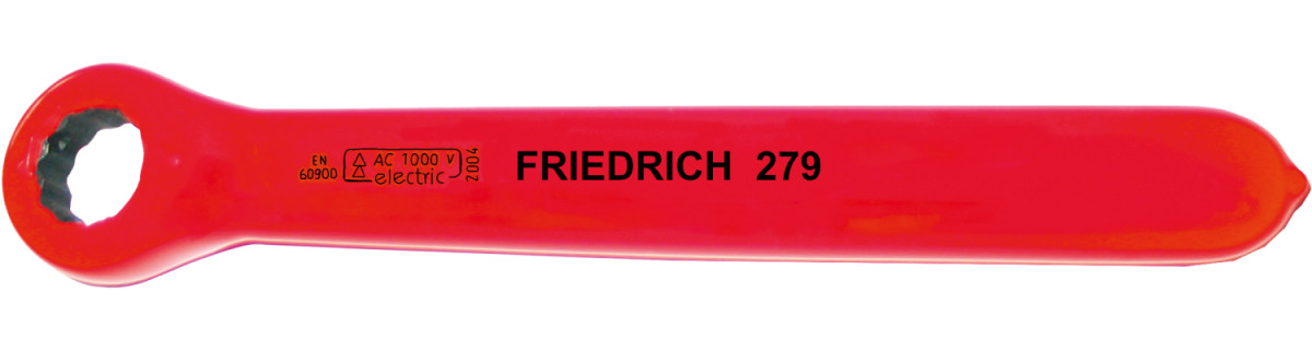 Friedrich Bevestigingsgereedschap Ringratelsleutel 1000V dompel geïsoleerd 13MM