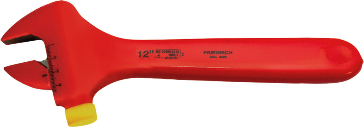 Friedrich Bevestigingsgereedschap Verstelbare moersleutel 1000V volledig geïsoleerd 29MM 200MM