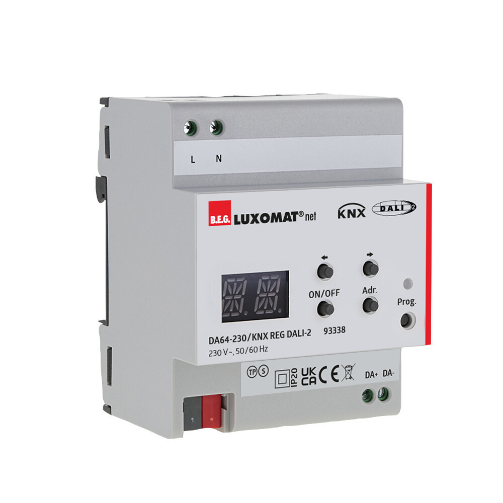 Gateway Dali - ip20 KNX 1kanaal