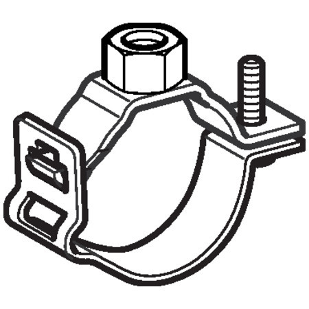 Geberit Geberit beugel gegalvaniseerd met moer M10 D 56