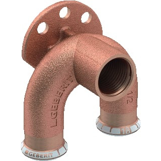 GEBERIT BRONS MUURPLT 22-22-RP1/2