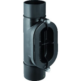 Geberit Geberit pe ontstoppingsstuk 90 GR met ovale deksel D 200