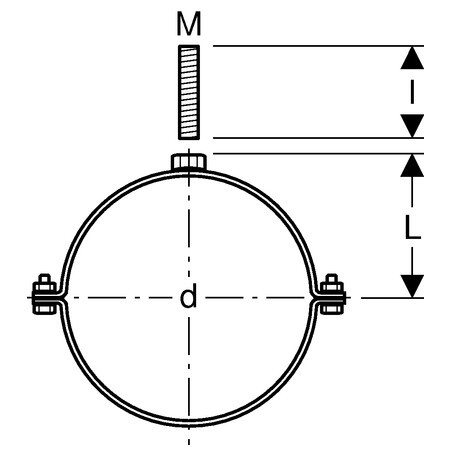 Geberit Geberit pluvia beugel met elektrolasband D 315