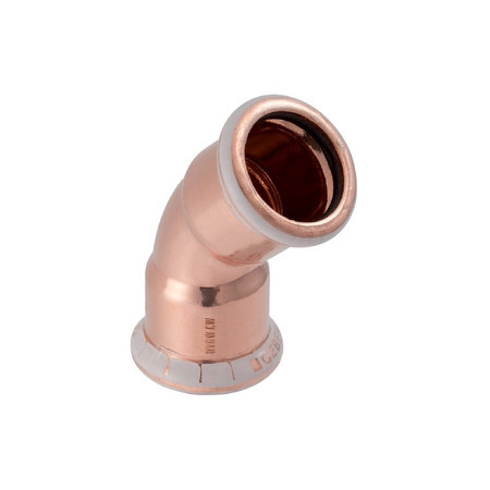 GEBERIT KOPER BOCHT 45 GR M/M 22