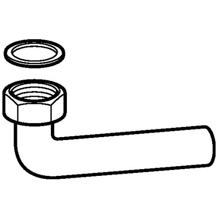 Geberit PE AANSLUITBOCHT 50 X 3/2"