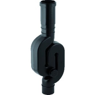 Geberit Geberit pe regenwatersifon met exp.mof/ontstoppingsdop D 75