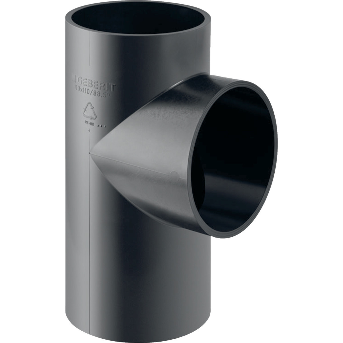 GEBERIT PE T-STUK 88,5GR D 250/125
