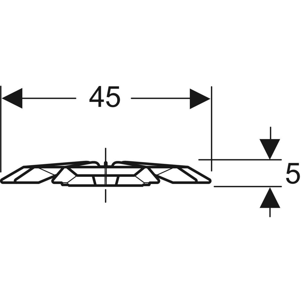 Geberit PE FUNCIESCH+BLKORF 56MM
