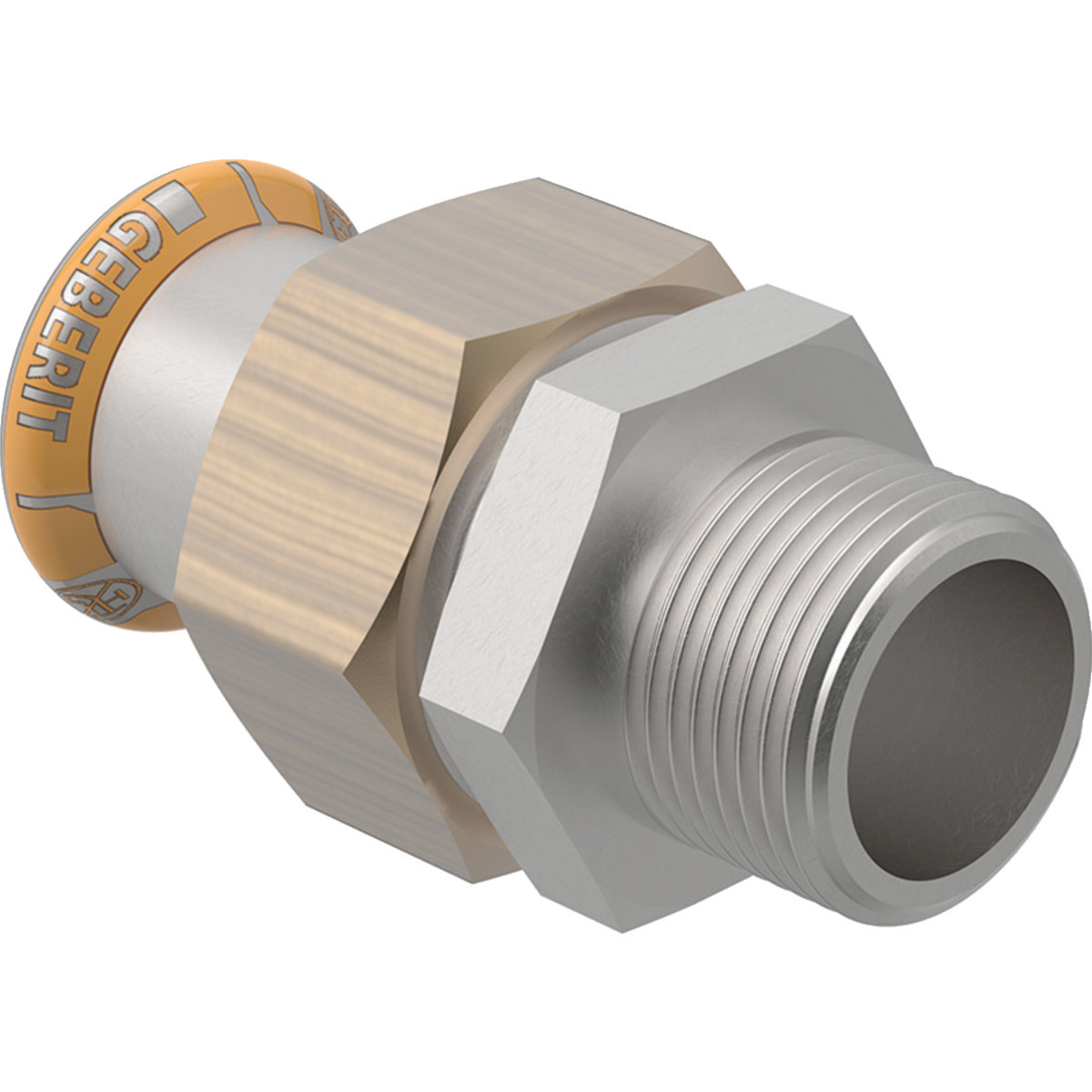 GEBERIT RVS 3-DEL KOP 22X3/4"