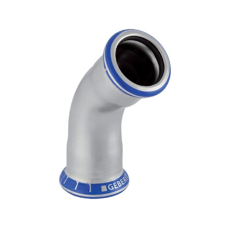 GEBERIT RVS BOCHT 45GR 88,9