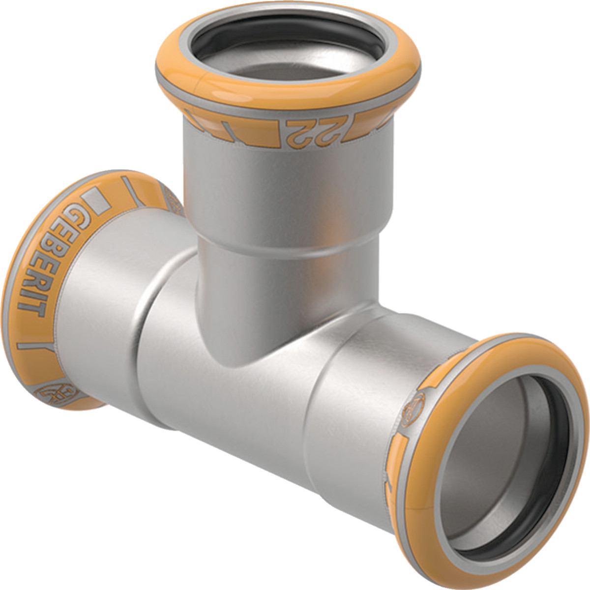 GEBERIT RVS T-STUK 35MM